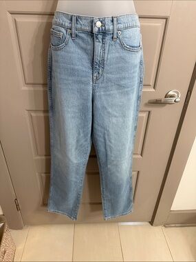 J.Crew High-Rise Classic Vintage Jeans Light Wash